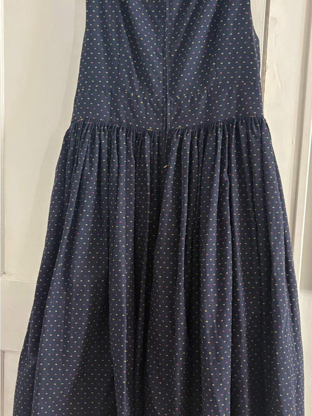 ModCloth Navy Textured Dress - Picture 3 of 8
